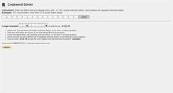 Desktop Screenshot of codewordsolver.com